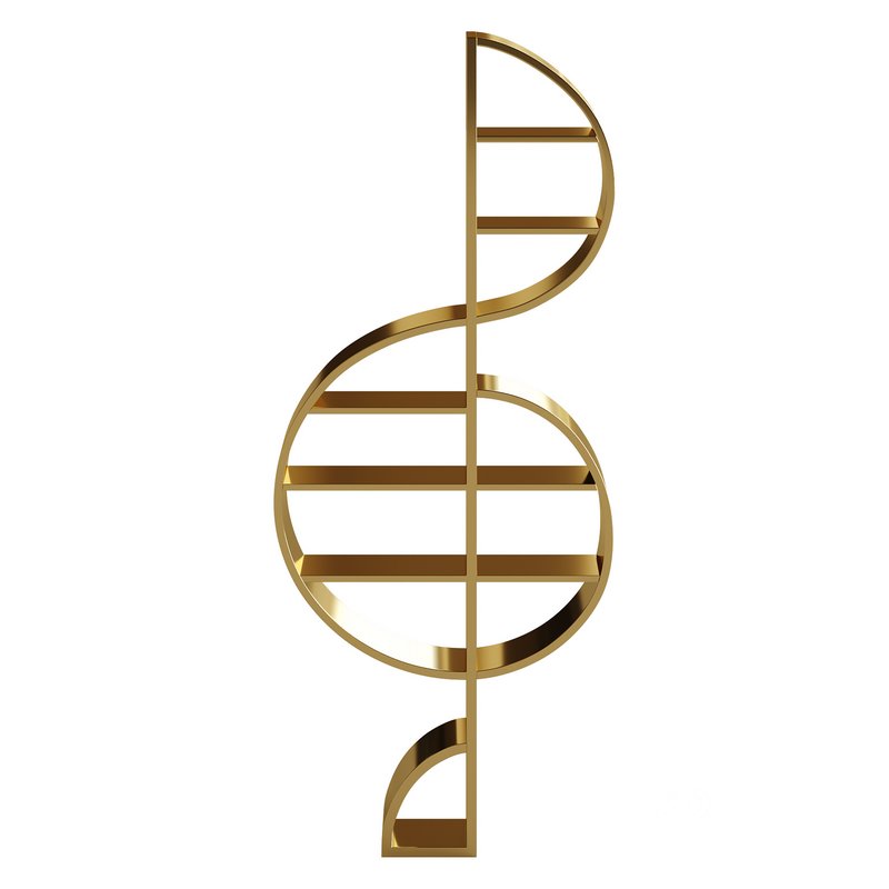 Musical Note Bookshelf Image 11