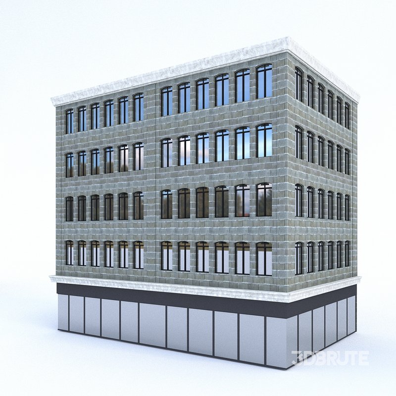 3D Buildings City Set model Image 11
