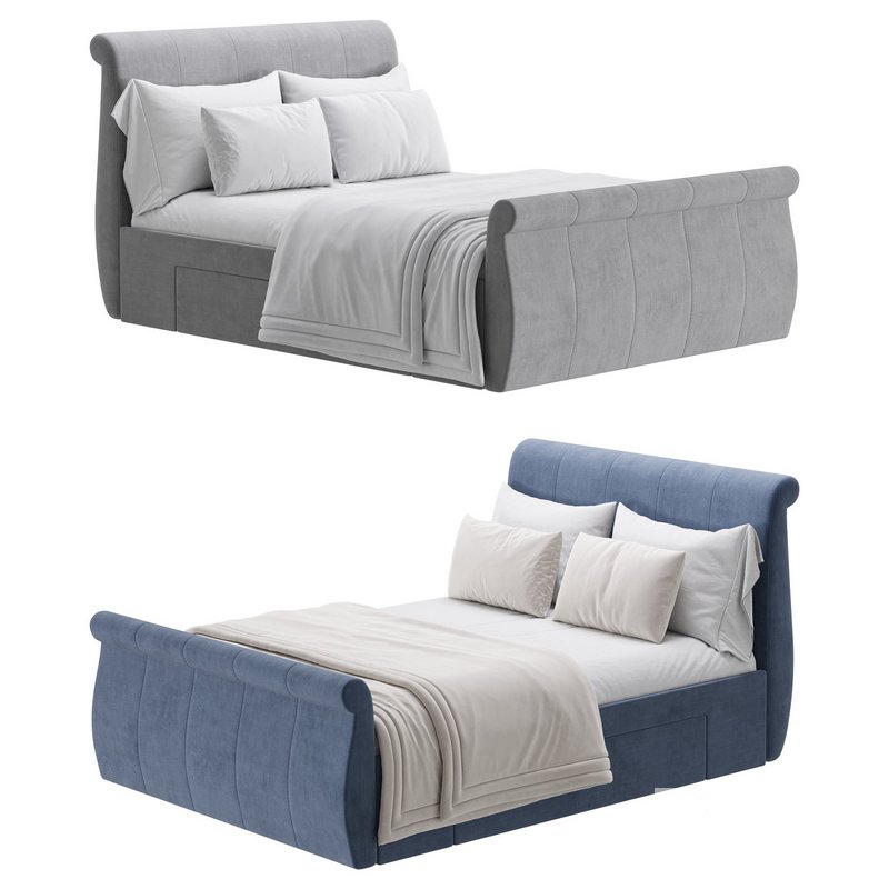 Lucia Upholstered Bed Image 1