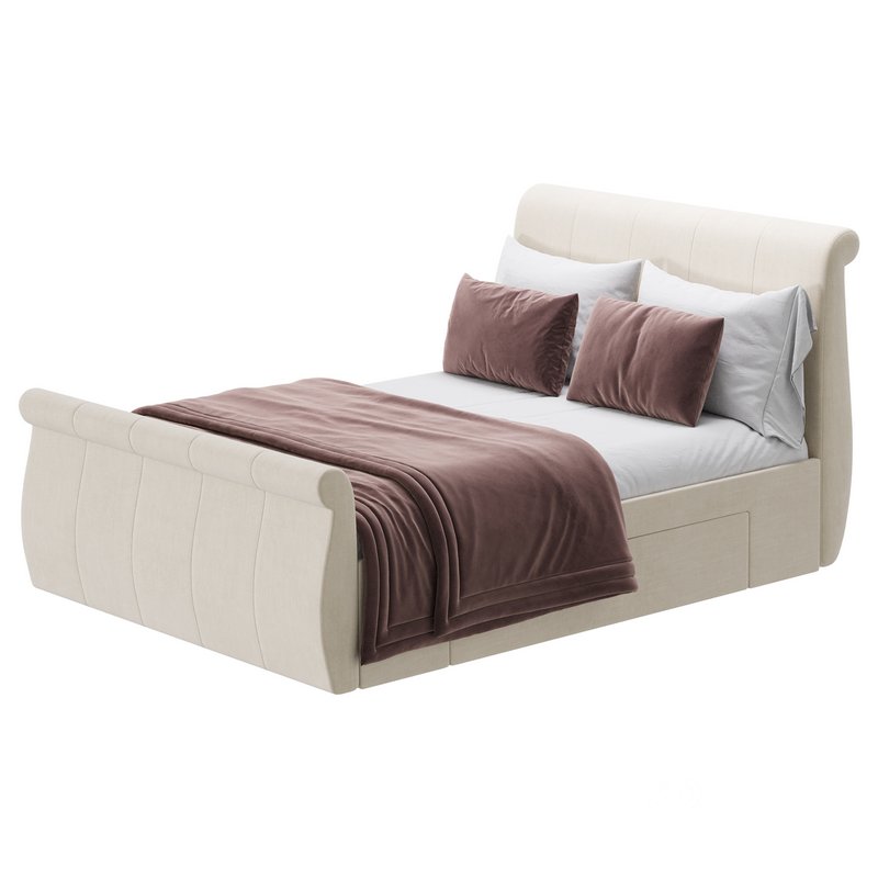 Lucia Upholstered Bed Image 10