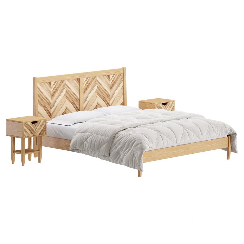 Paxton Wooden Bed Image 11