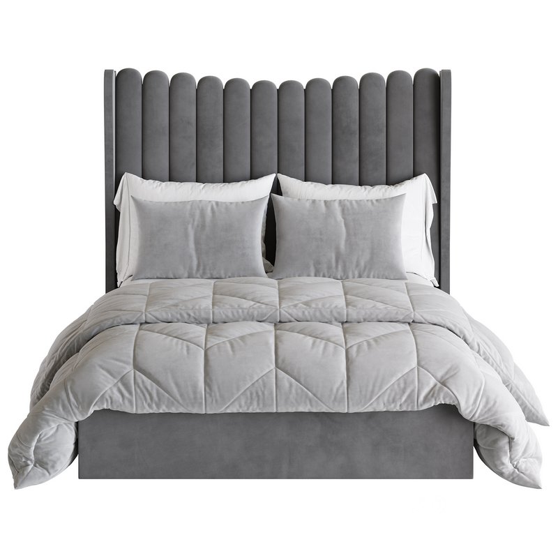 Octavia Velvet-Finish Ottoman Bed I Image 14