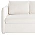 WHITE PERFORMANCE FABRIC SLEEPER SOFA - Thumbnail 13