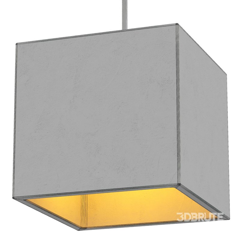 Industrial Style Cement Pendant Light Image 2