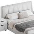 Gray Wingback Upholstered Headboard Bed - Thumbnail 14