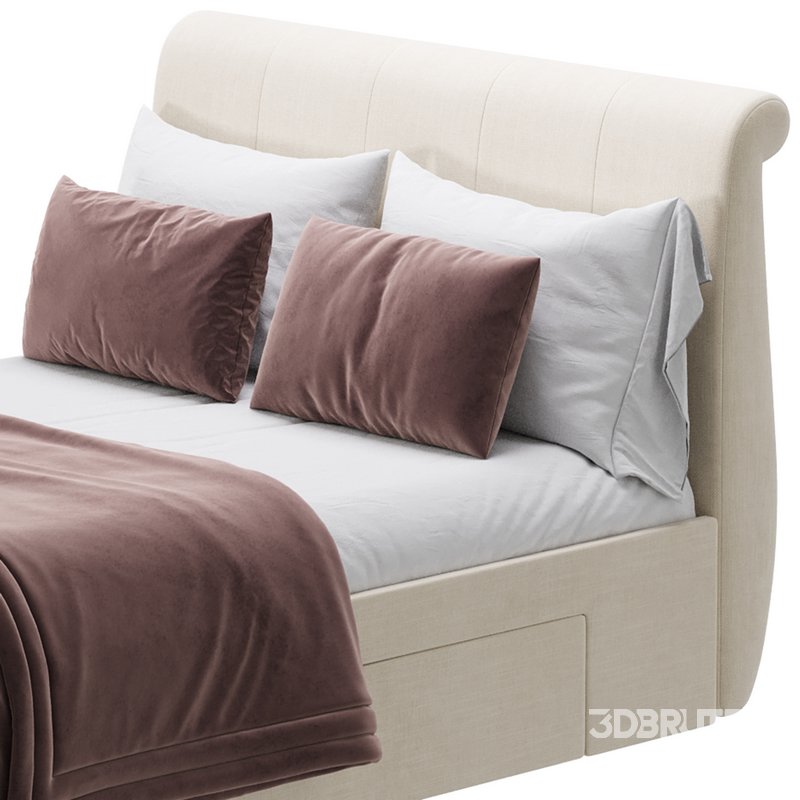 Lucia Upholstered Bed Image 12