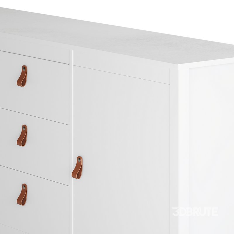 Mcintyre Wide 3 Drawer Sideboard Image 12