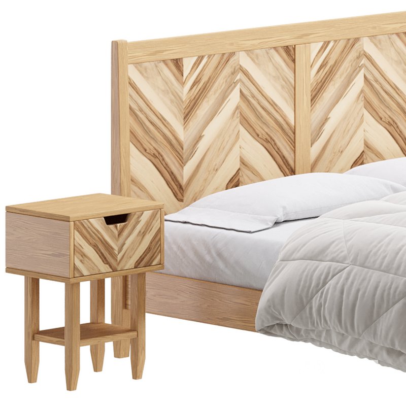 Paxton Wooden Bed Image 12