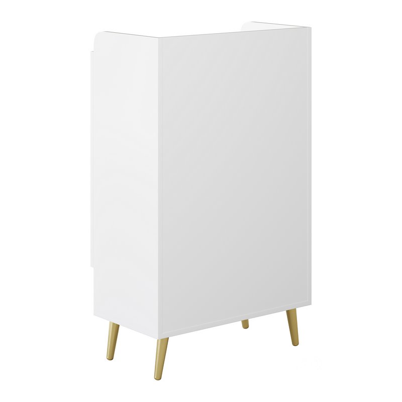 Yellar Nordic Entryway White Shoe Storagel Image 12