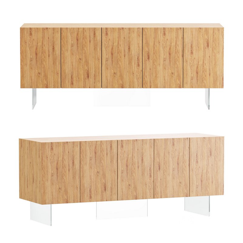 Wood Sideboard Image 1