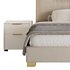 Elegant Beige Upholstered Modern Headboard Bed - Thumbnail 12
