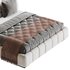White Upholstered Wood Modern Headboard Bed - Thumbnail 11