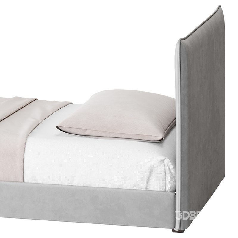 Fasde grey bed Image 12