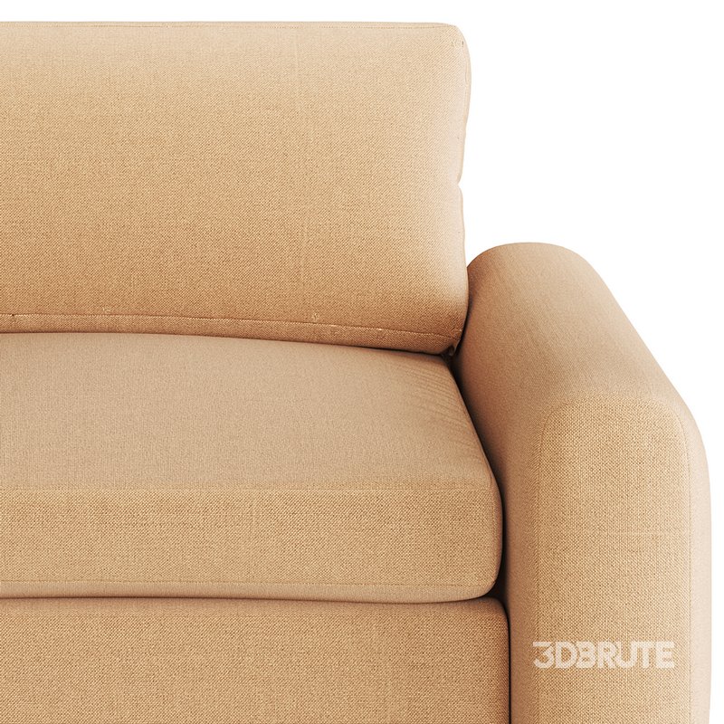 SERRAT WHITE PERFORMANCE FABRIC CHAIR AND A HALF Image 11