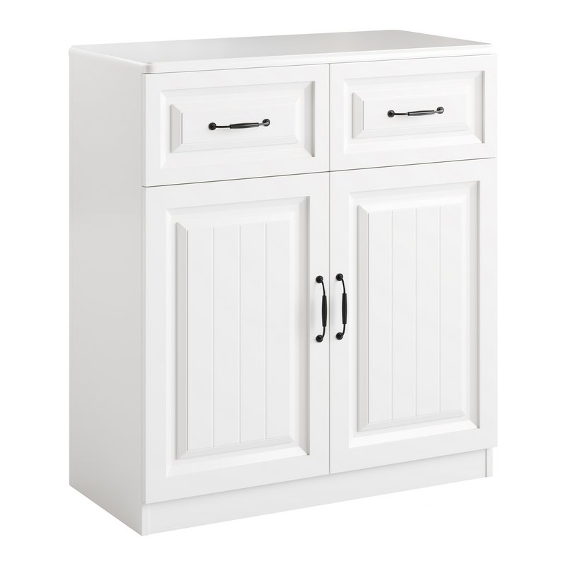 White Wooden Buffets Image 12