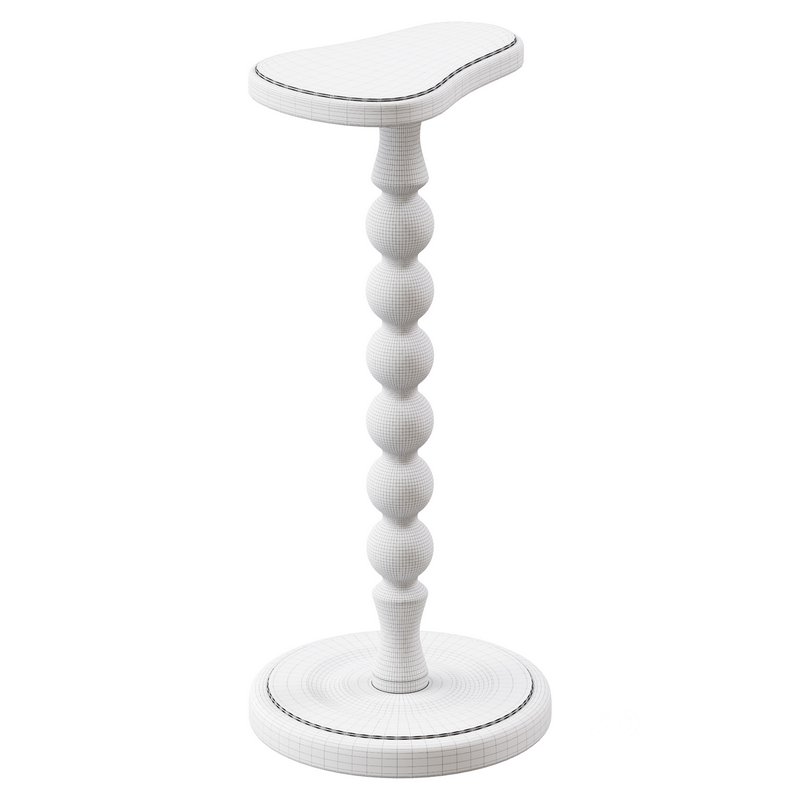 Retro Solid Wood Side Table Image 13