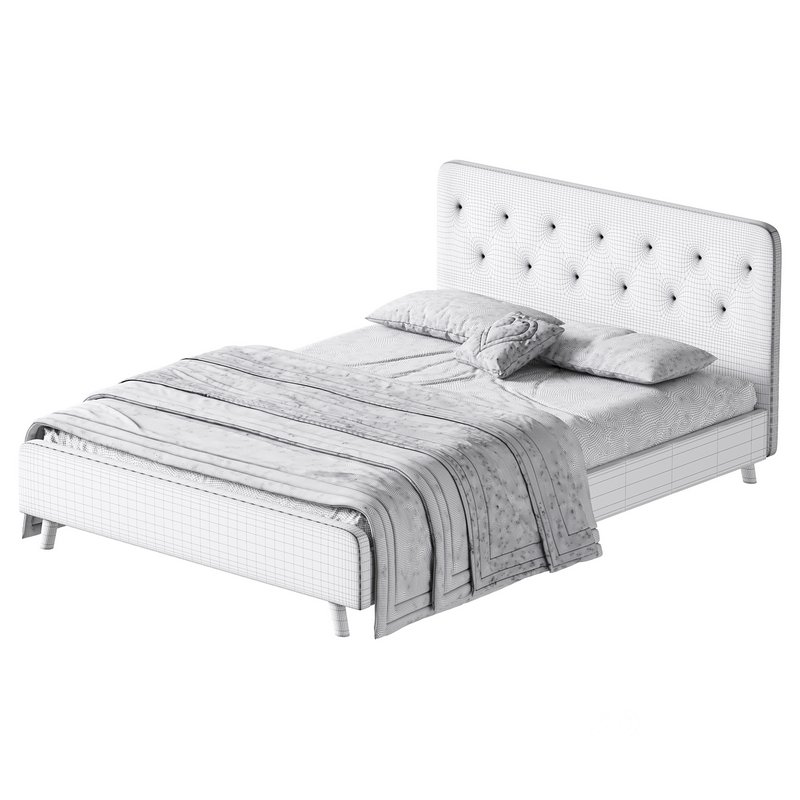 Emmerson Upholstered Low Rise Bed Frame Image 13