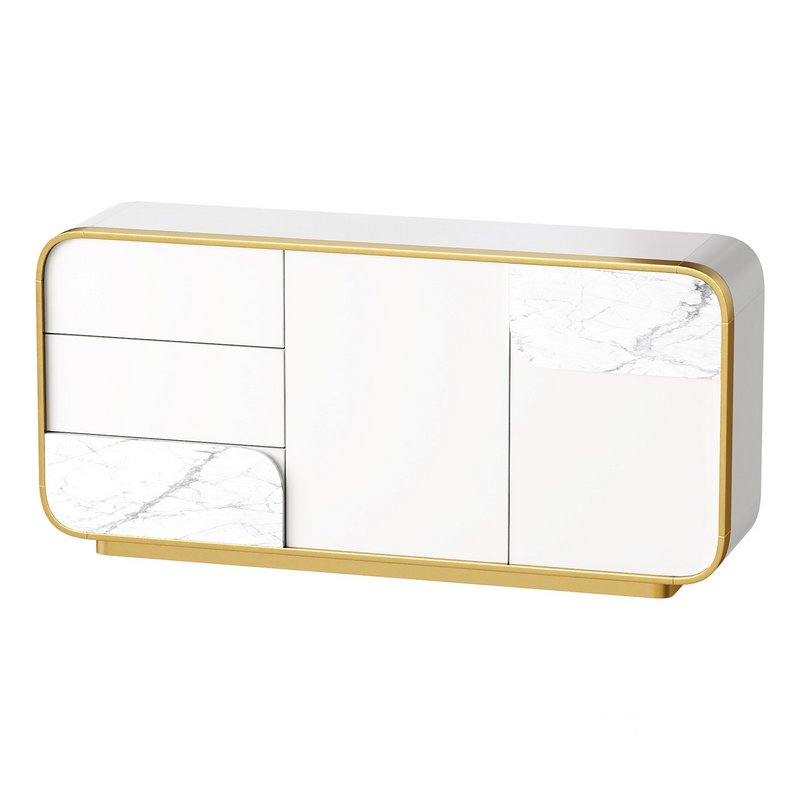Modern Off White Sideboard Image 1