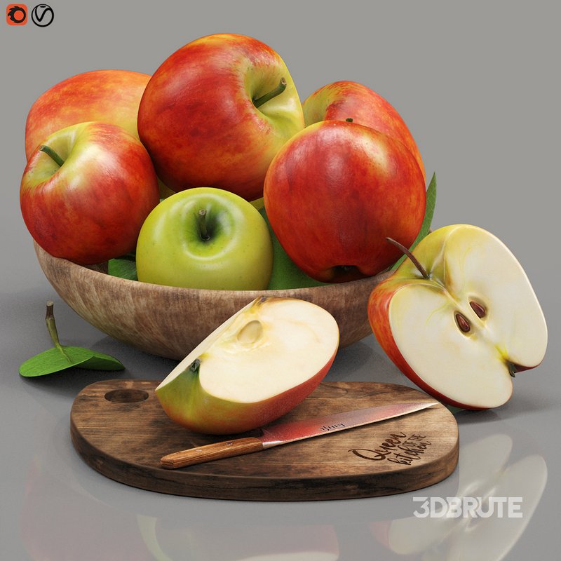 Bowl of apples Image 1