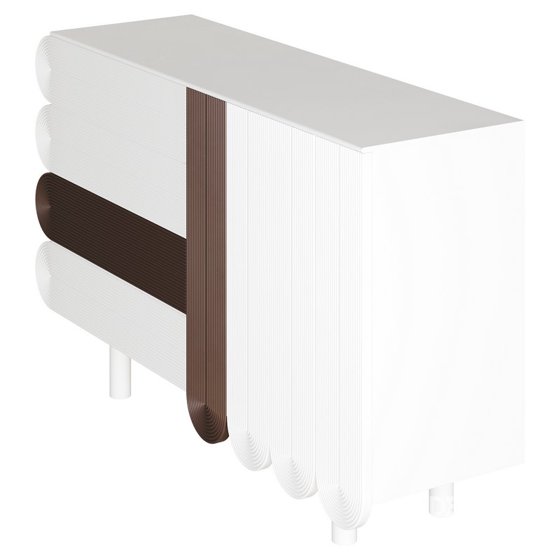 Modern White Sideboard Image 13