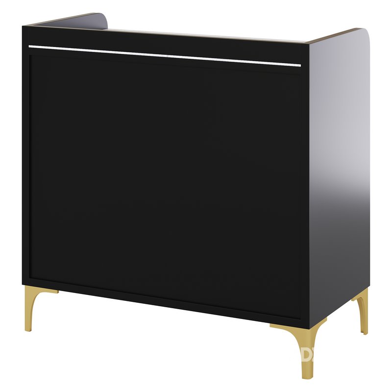 Modern Glass Door Wood Sideboard 2 Image 13