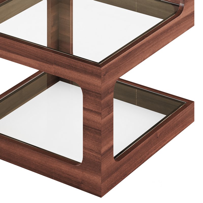 Modern Glass Side Table Image 13