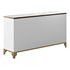 White Sideboard with Tempered Glass - Thumbnail 14