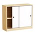 Living Room Contemporary Manufactured Wood Sideboard with Doors - Thumbnail 1