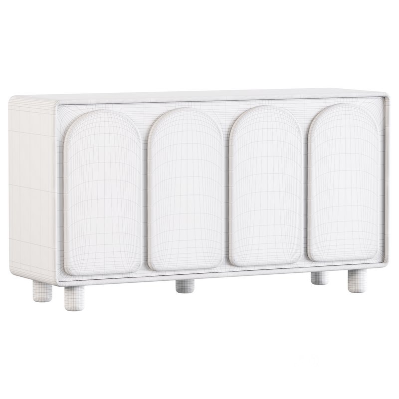 Living Room White Sideboard Image 14