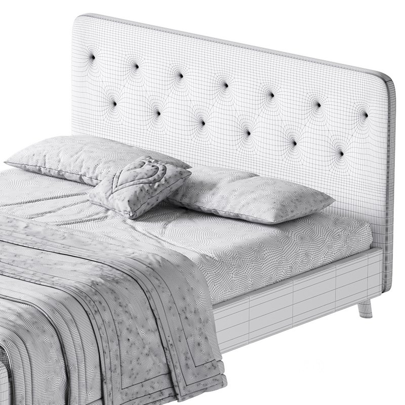 Emmerson Upholstered Low Rise Bed Frame Image 14