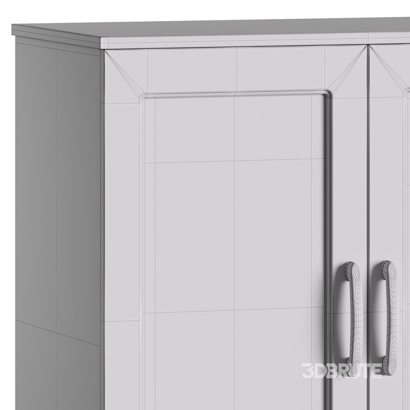 Modern Wood Buffet Cabinet Image 14