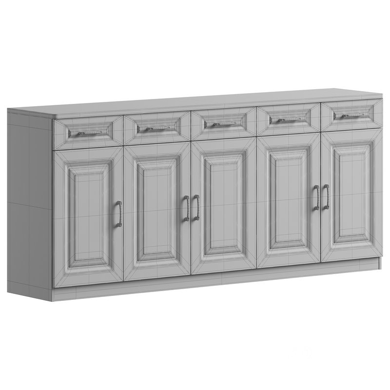 Modern Wood Sideboard Credenza 1 Image 14