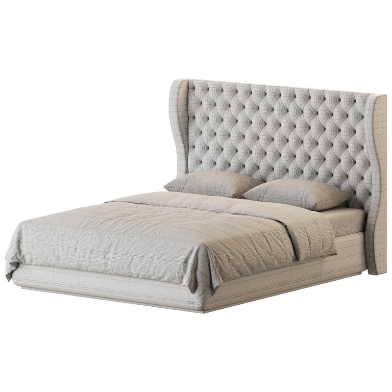 Quilting Upholstered Bed With Storage Image 13