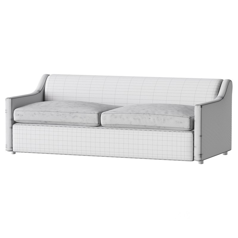 GREY PERFORMANCE FABRIC SLEEPER SOFA Image 14