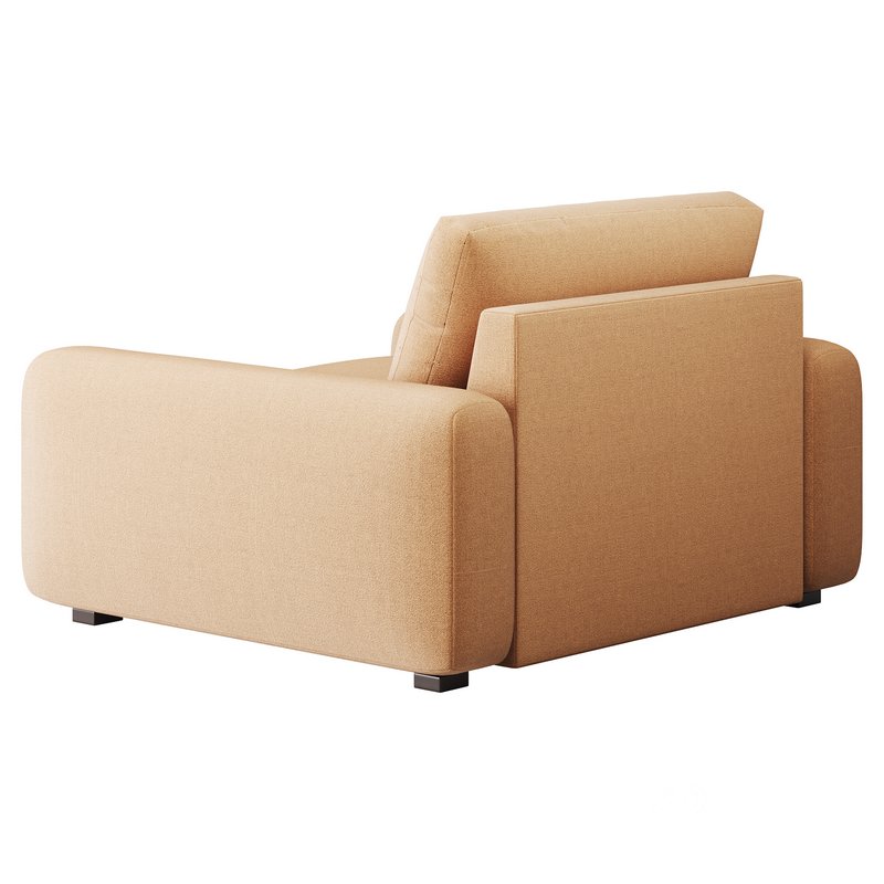 SERRAT WHITE PERFORMANCE FABRIC CHAIR AND A HALF Image 14