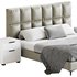Modern Bed Upholstered Headboard Standard Bed I - Thumbnail 15