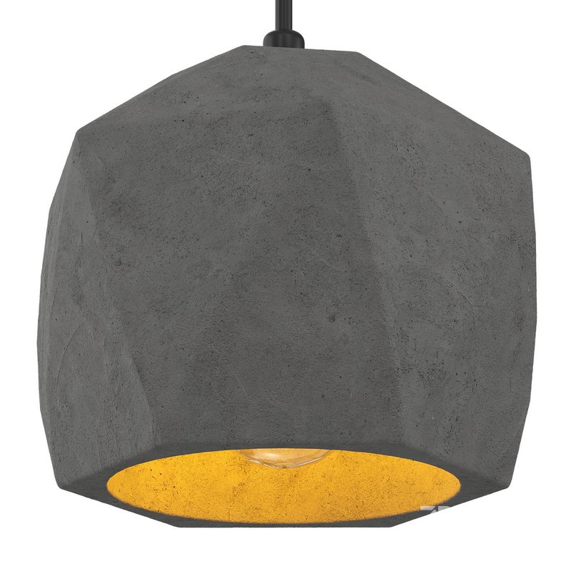 Industrial Style Cement Pendant Light Image 3
