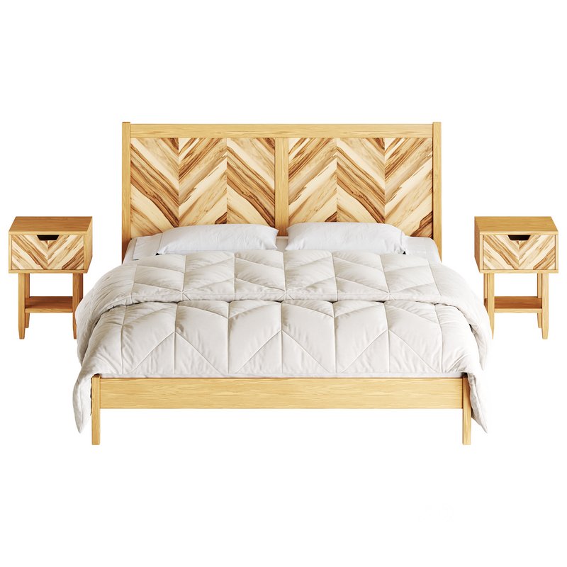 Paxton Wooden Bed Image 14