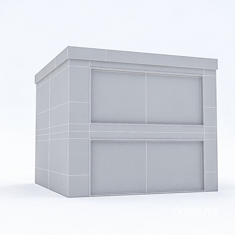 Cartoon Boildings Pack 3D model Image 14