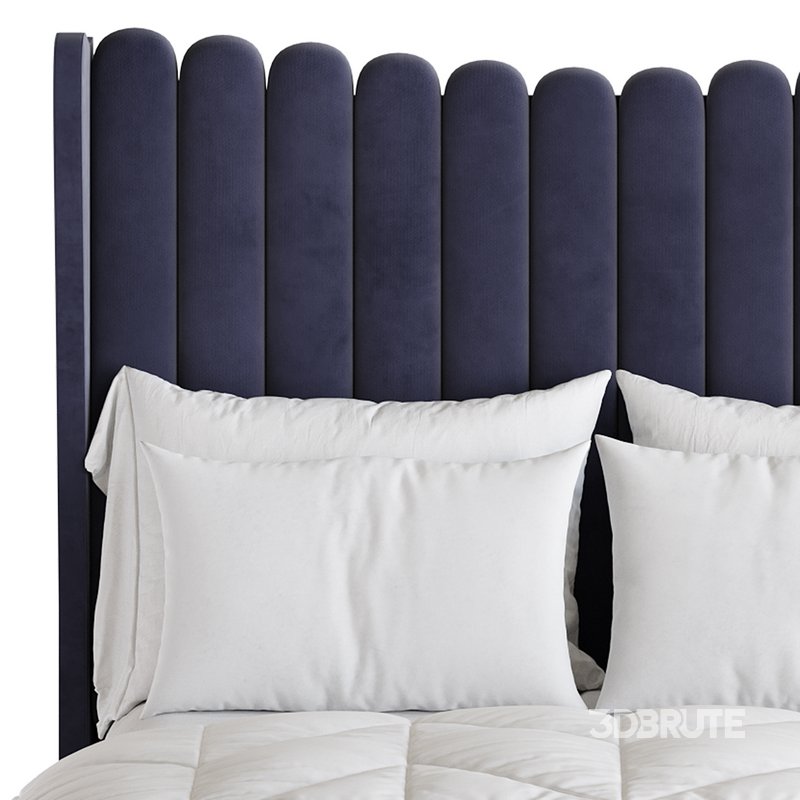 Octavia Velvet-Finish Ottoman Bed I Image 13