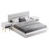 Grey Rectangular Headboard Standard Bed - Thumbnail 12