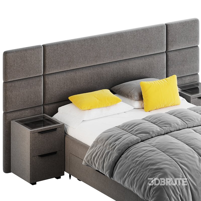 Hart Upholstered Bed Frame Image 15