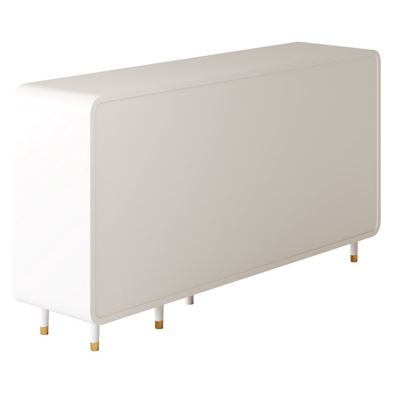 Modern White Sideboard Credenza Image 14