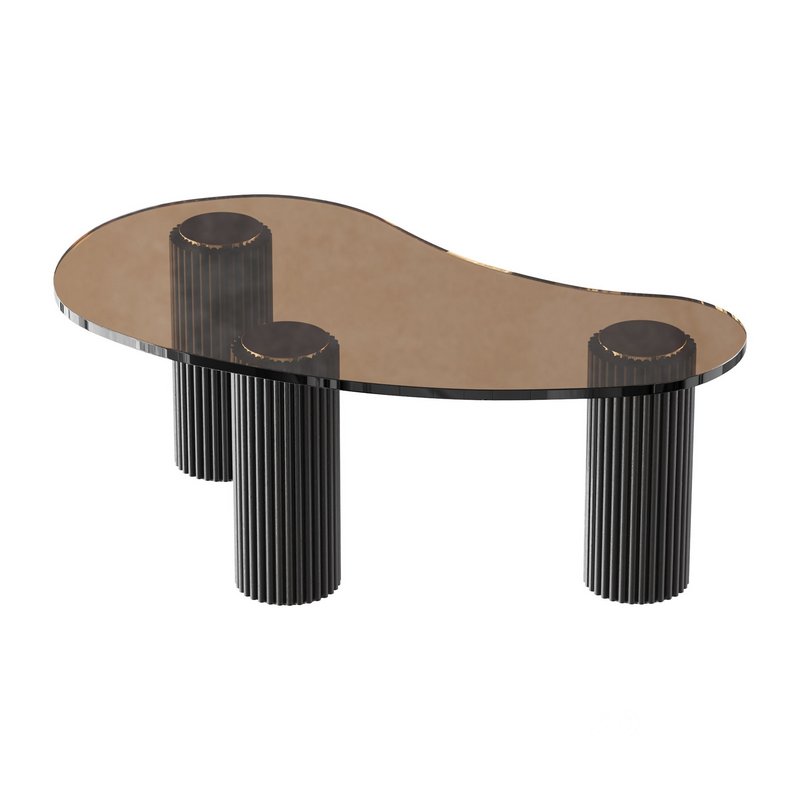 Modern Black Coffee Table Image 1