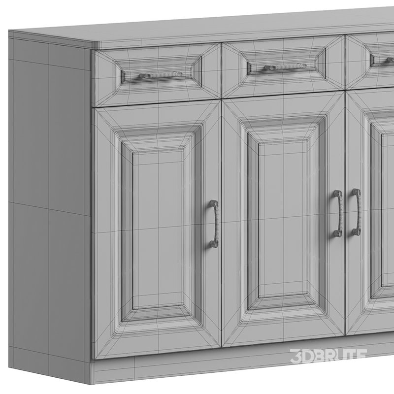 Modern Wood Sideboard Credenza 1 Image 15