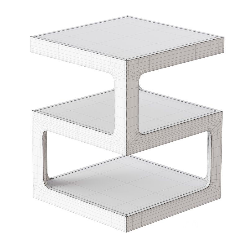 Modern Glass Side Table Image 14
