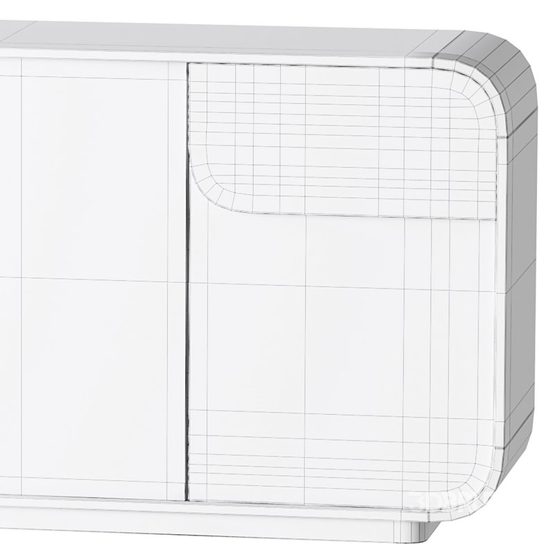 Modern Off White Sideboard Image 14