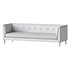 TUFTED CREAM WHITE VELVET SOFA - Thumbnail 14