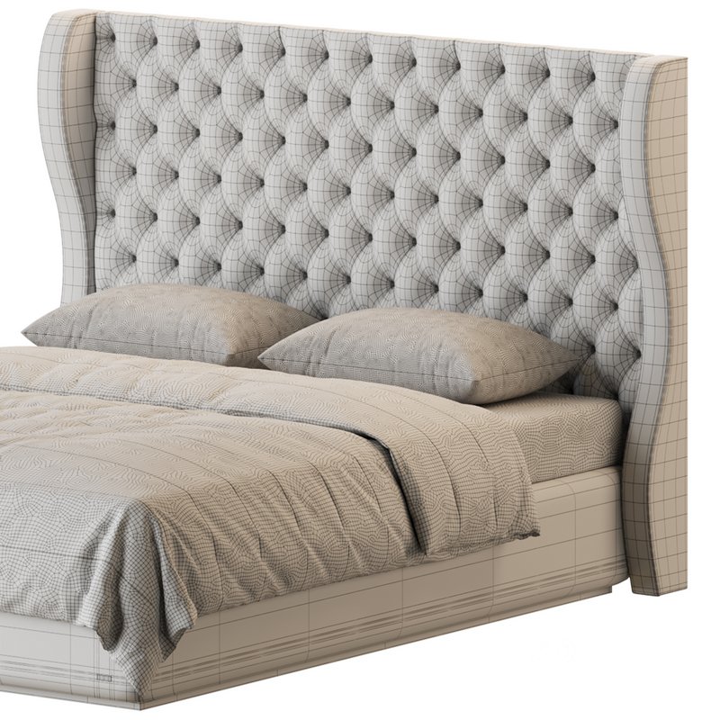 Quilting Upholstered Bed With Storage Image 15