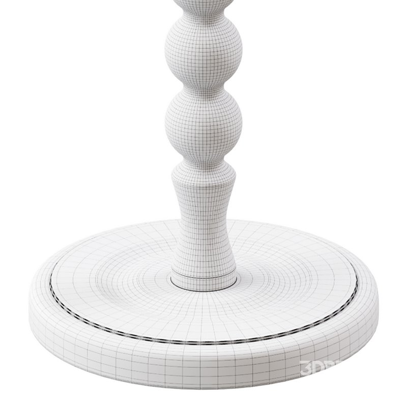 Retro Solid Wood Side Table Image 15